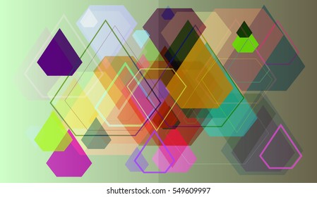 current billboard of notice, concept into modern jewel vector background