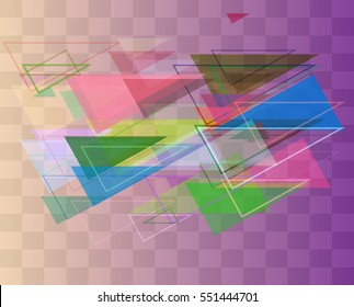 current ensemble at illustration, geography vector background in multiple graph