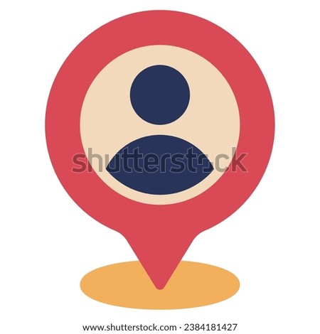Current Map Icon Illustration, for UIUX, Infographic, etc