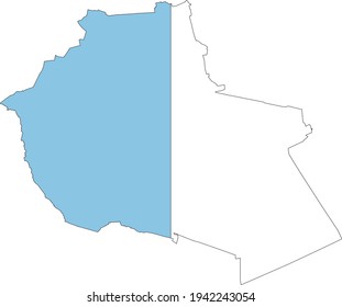 Mapa oficial de la bandera actual del municipio de Uccle (Ukkel) de la capital belga de Bruselas, Bélgica