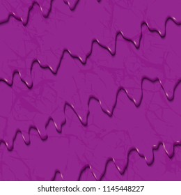 Current sweet molten soft purple glaze. Vector illustration for art design. Seamless pattern