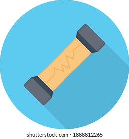 current vector flat colour icon