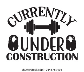 currently under construction typography t-shirt design