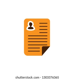 Curriculum, cv icon. Element of Web Optimization icon for mobile concept and web apps. Detailed Curriculum, cv icon can be used for web and mobile