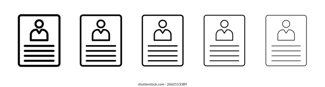 Curriculum icon filled flat sign concept for web design.