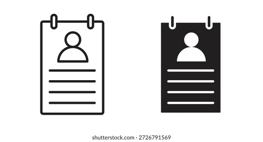 Curriculum icon set. minimal logotype web element pack.
