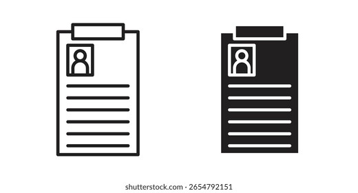 Curriculum icon symbol concept. Icons for web and mobile.