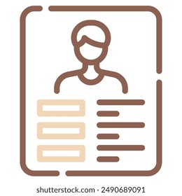 Curriculum icon for web, app, infographic, etc