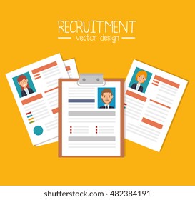 curriculum recruitment employee isolated