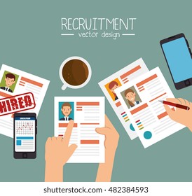 curriculum recruitment employee isolated