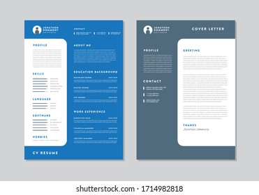 Curriculum vitae CV Resume Template Design  