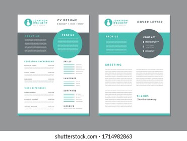 Curriculum vitae CV Resume Template Design  