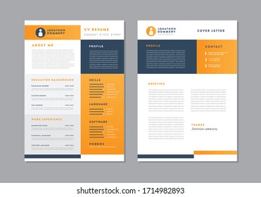 Curriculum vitae CV Resume Template Design  