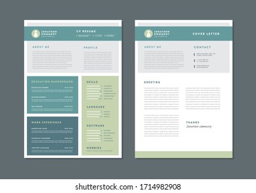 Curriculum Vitae CV Resume Template Design  