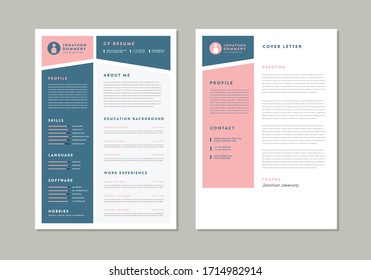 Curriculum vitae CV Resume Template Design  