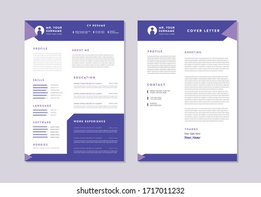 Curriculum vitae CV Resume Template Design
