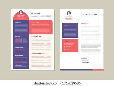 Curriculum vitae CV Resume Template Design