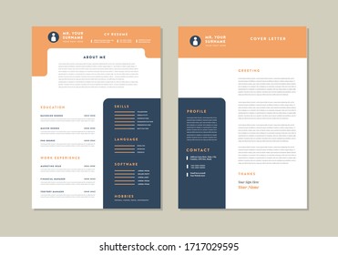 Curriculum vitae CV Resume Template Design