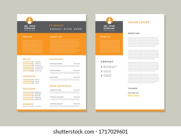 Curriculum vitae CV Resume Template Design