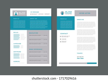 Curriculum vitae CV Resume Template Design