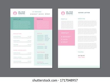 Curriculum vitae CV Resume Template Design