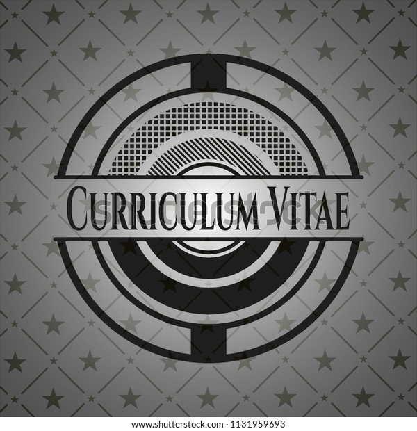 Curriculum Vitae Black Emblem Vintage Stock Vector Royalty Free 1131959693