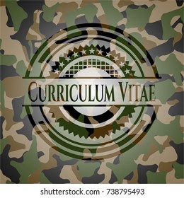 Curriculum Vitae camo emblem