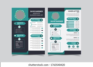 Curriculum vitae CV Resume Template Design.
