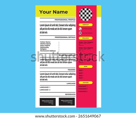 Curriculum Vitae design for you
