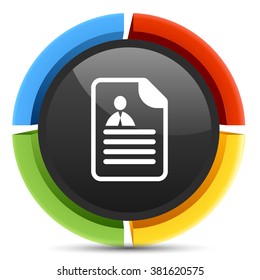 curriculum vitae icon