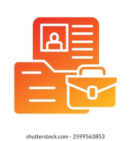 Curriculum Vitae Icon Element For Design