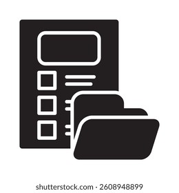 Curriculum Vitae Icon Element for Design