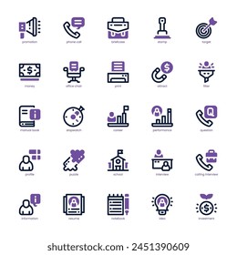 Curriculum Vitae Icon Pack für Ihre Website, Handy, Präsentation und Logo-Design. Curriculum Vitae Symbol zweifarbige Gestaltung. Grafikdarstellung der Vektorgrafik und bearbeitbarer Strich.