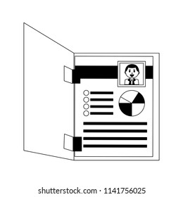 curriculum vitae isolated icon