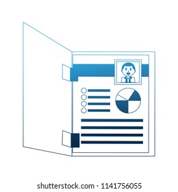 curriculum vitae isolated icon