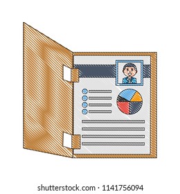 curriculum vitae isolated icon