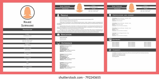 curriculum vitae for job