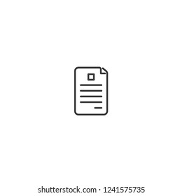 curriculum vitae line icon