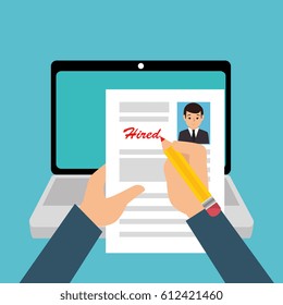 curriculum vitae online icon