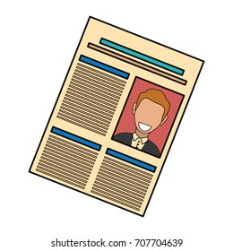 curriculum vitae page icon