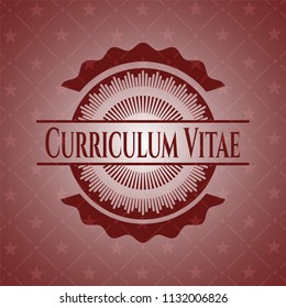 Curriculum Vitae red emblem