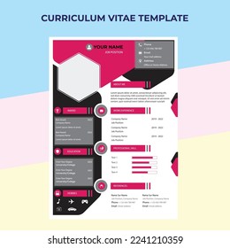 Curriculum Vitae, Resume, CV Template