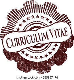 Curriculum Vitae rubber seal