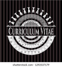 Curriculum Vitae silver shiny emblem