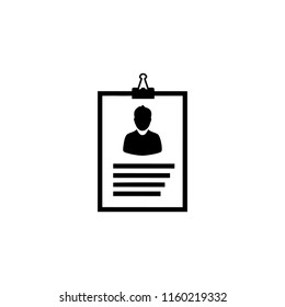 Curriculum vitae symbol