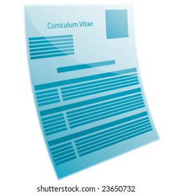 Curriculum vitae vector