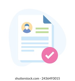 Curriculum vitae Vektor-Design gebrauchsfertig Vektor