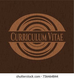 Curriculum Vitae wooden emblem