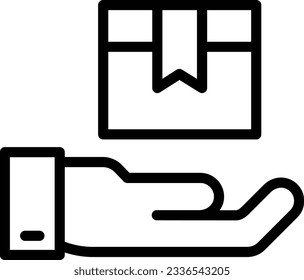 Icono de la línea de servicio de cursillo - Icono único, vector