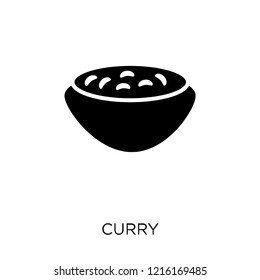 Curry icon. Curry symbol design from India collection. Simple element vector illustration on white background.